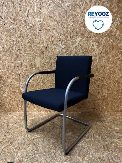 Vitra Viasoft design sledestoel - donkerblauw