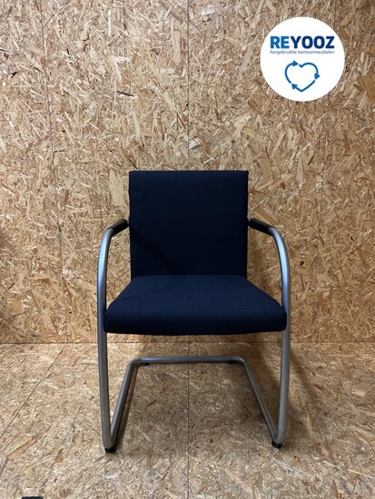 Vitra Viasoft design sledestoel - donkerblauw