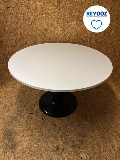 Vergadertafel rond 120cm - zelf samenstellen