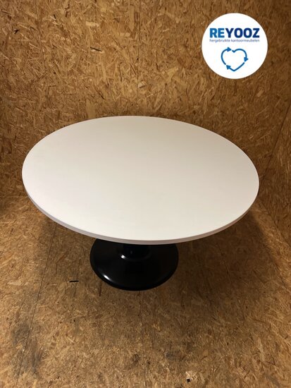 Vergadertafel rond 120cm - zelf samenstellen