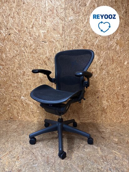 Herman Miller Aeron &quot;B&quot; tweedehands - antraciet