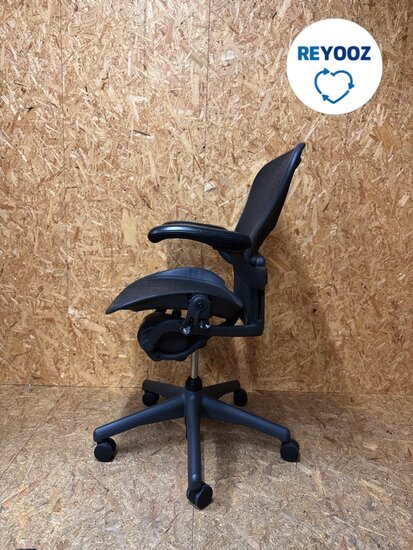 Herman Miller Aeron &quot;B&quot; tweedehands - antraciet