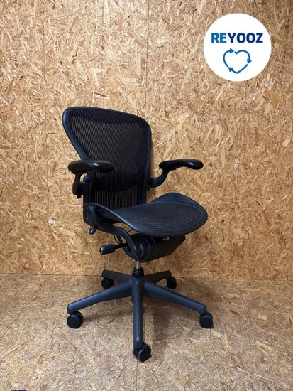 Herman Miller Aeron &quot;B&quot; tweedehands - antraciet