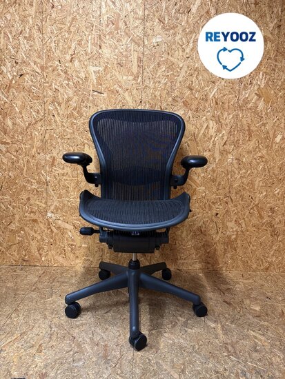 Herman Miller Aeron &quot;B&quot; tweedehands - antraciet